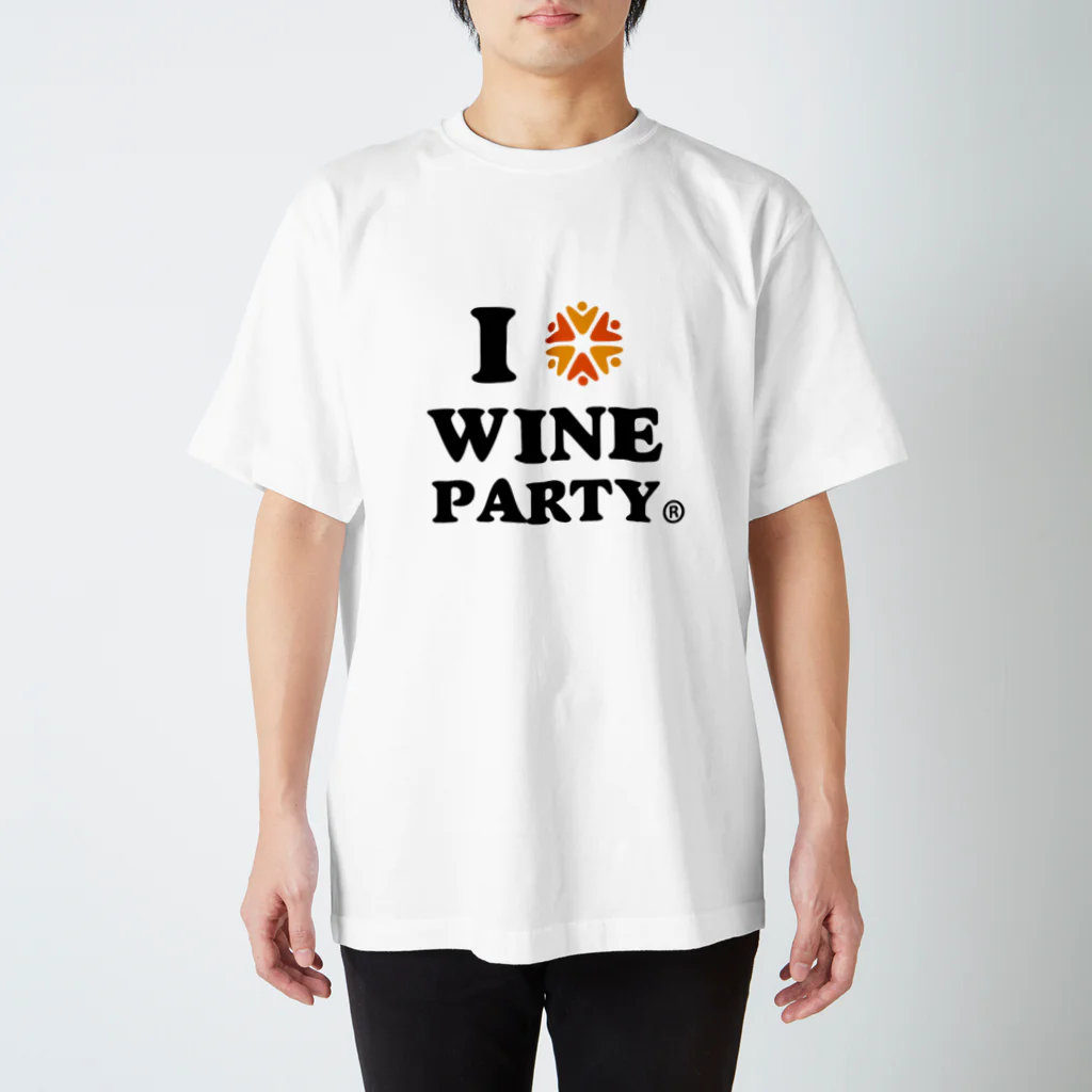 wine-partyのI love wine party スタンダードTシャツ