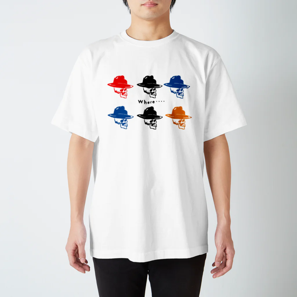 equal のスカルカラー Regular Fit T-Shirt