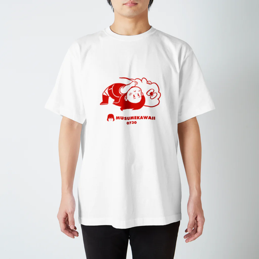 MUSUMEKAWAIIの0730プロレス記念日 スタンダードTシャツ