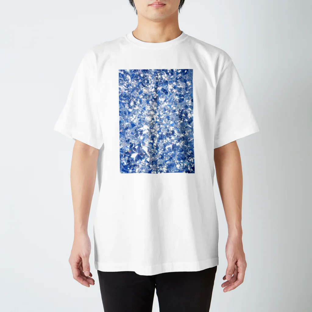 森林木太郎のキラキラ001(ブルー) スタンダードTシャツ