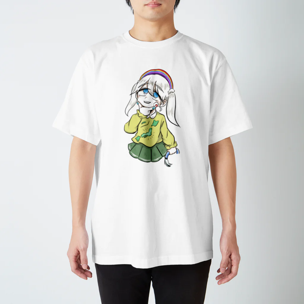 たましいの日本の天気ちゃん スタンダードTシャツ