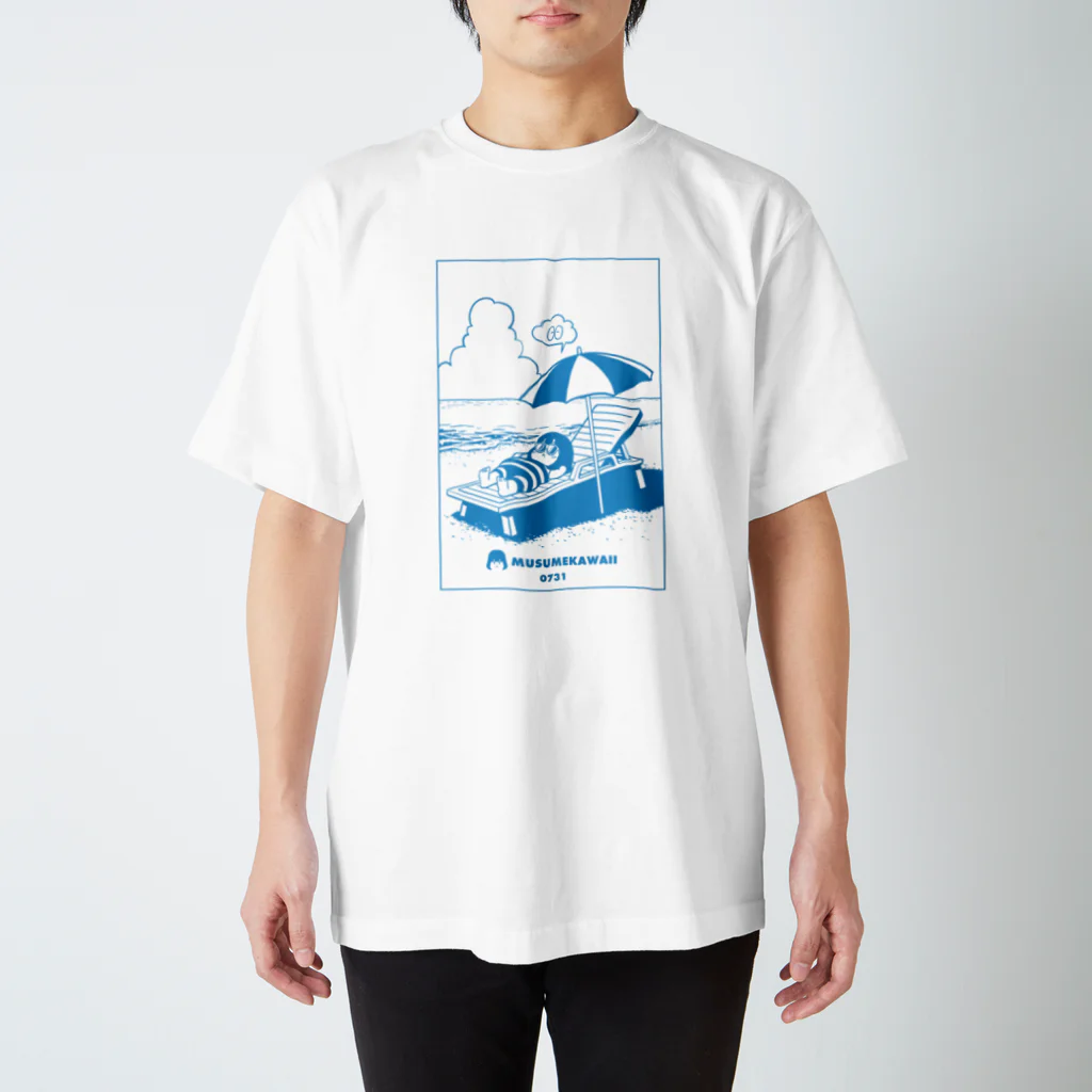 MUSUMEKAWAIIの0731ビーチの日 スタンダードTシャツ