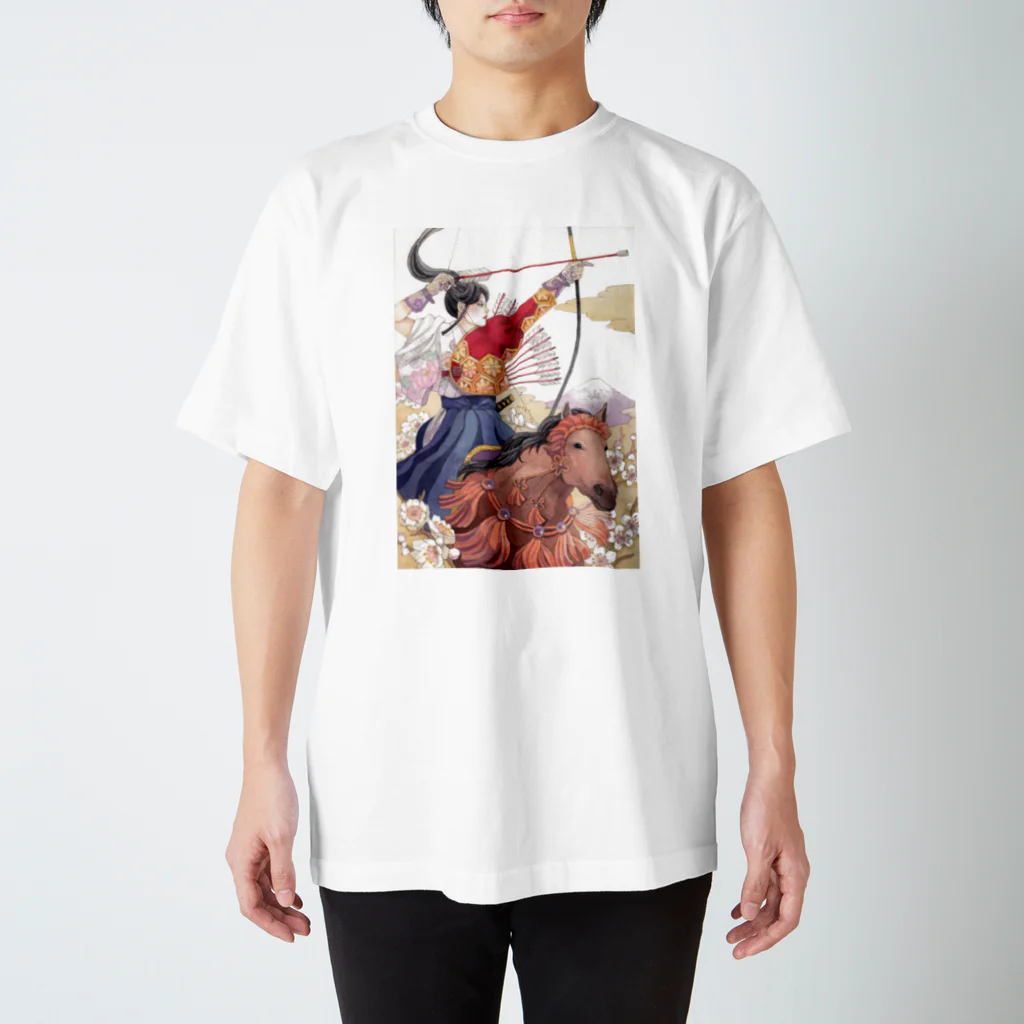 苗村さとみの流鏑馬女子 スタンダードTシャツ