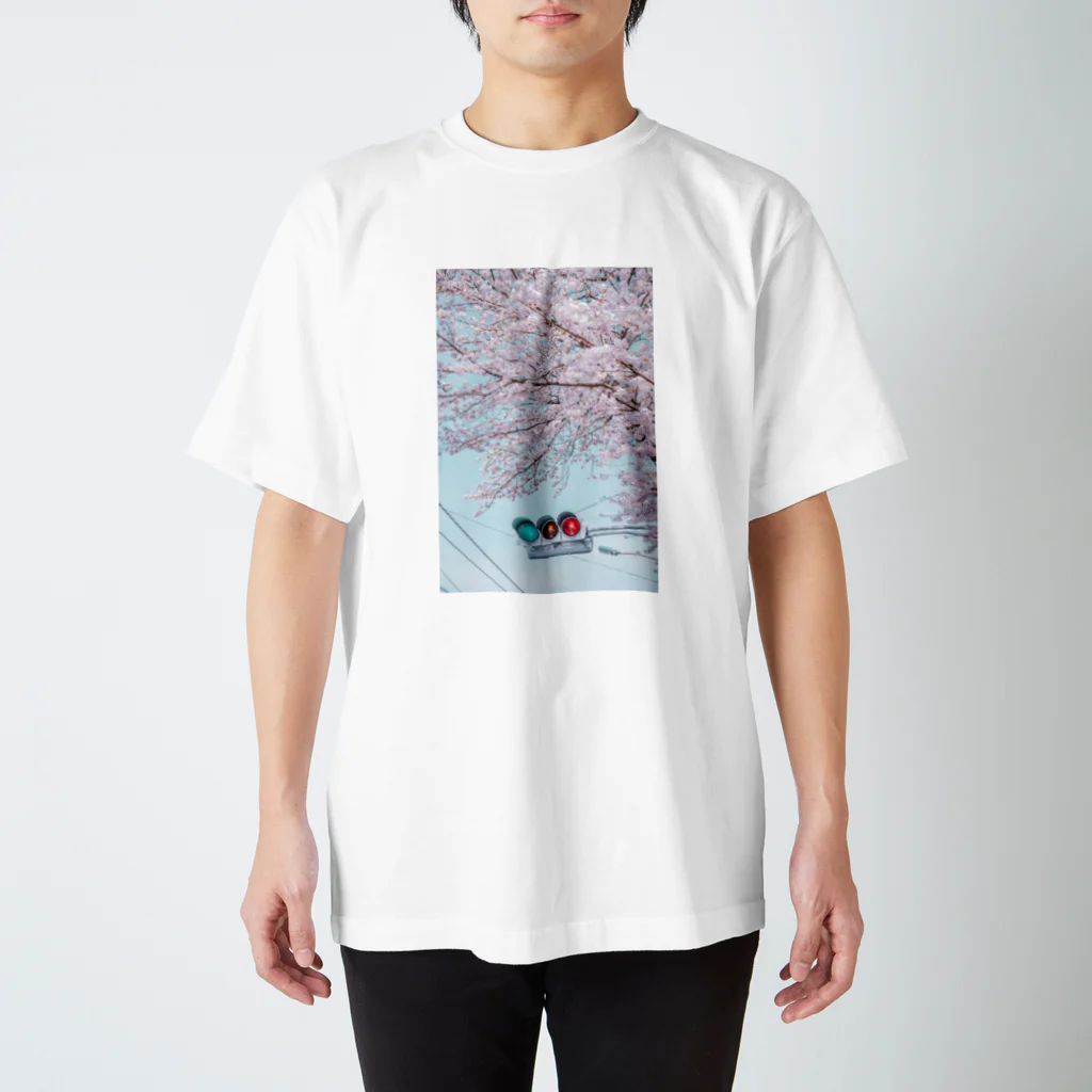 日常の一コマの信号 Regular Fit T-Shirt