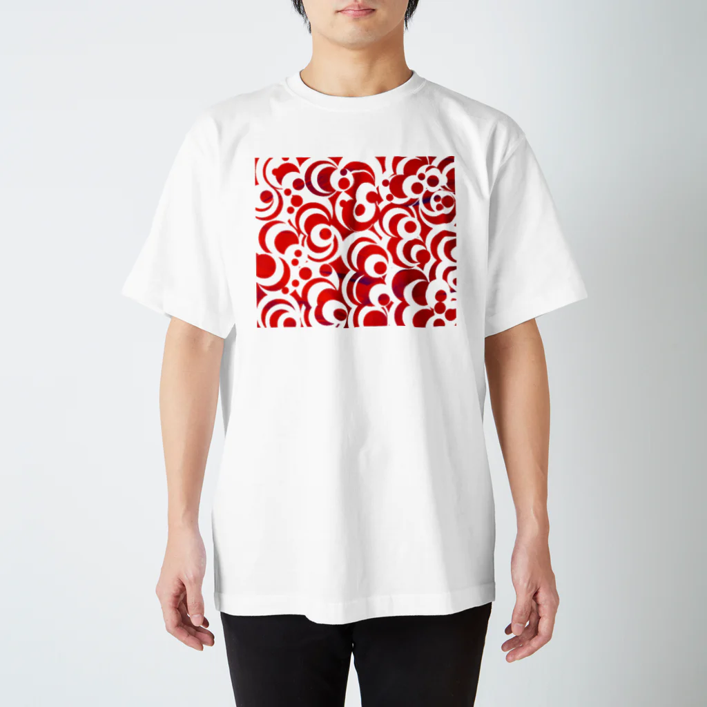 MUGURa-屋の無題・赤 Regular Fit T-Shirt