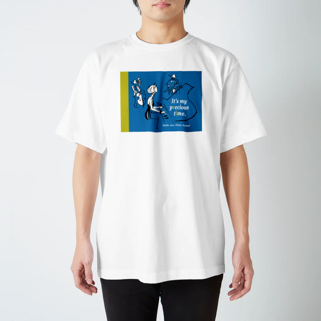 ひなげし商店のRacko Jazz Piano School スタンダードTシャツ