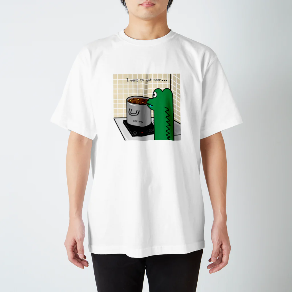 alligator_artのカレーを作る鰐 Regular Fit T-Shirt