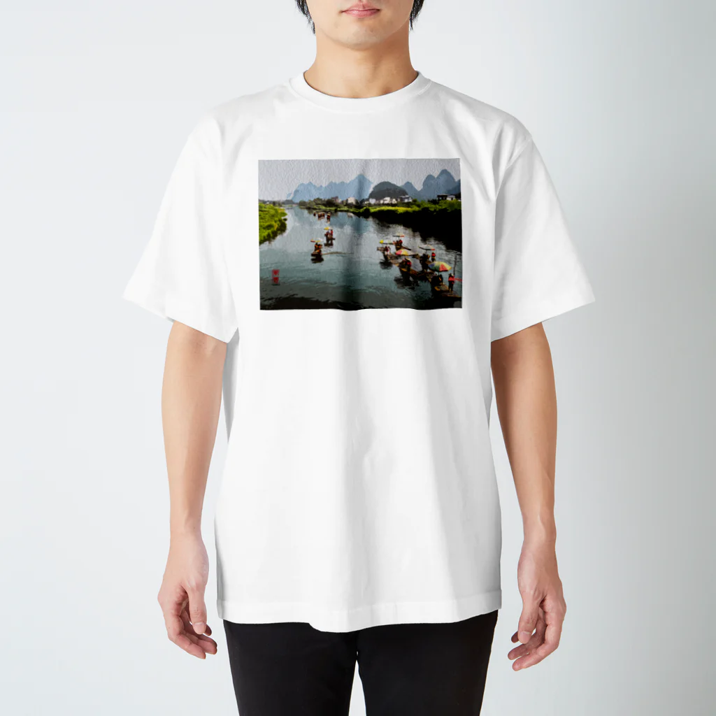 【萬惠】wanhuiの遭龍河川下り Regular Fit T-Shirt