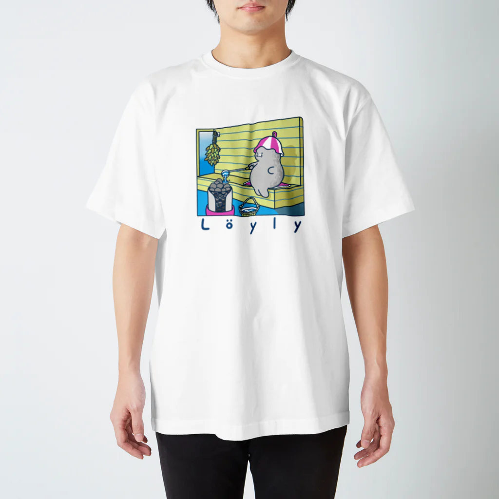 あざらしはうすのあざらしサウナ スタンダードTシャツ