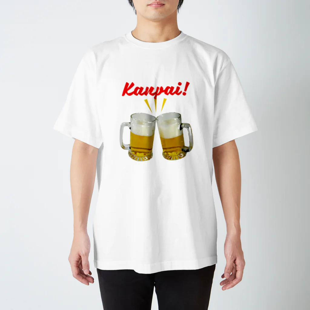 柏洋堂のKanpai! (乾杯！) スタンダードTシャツ