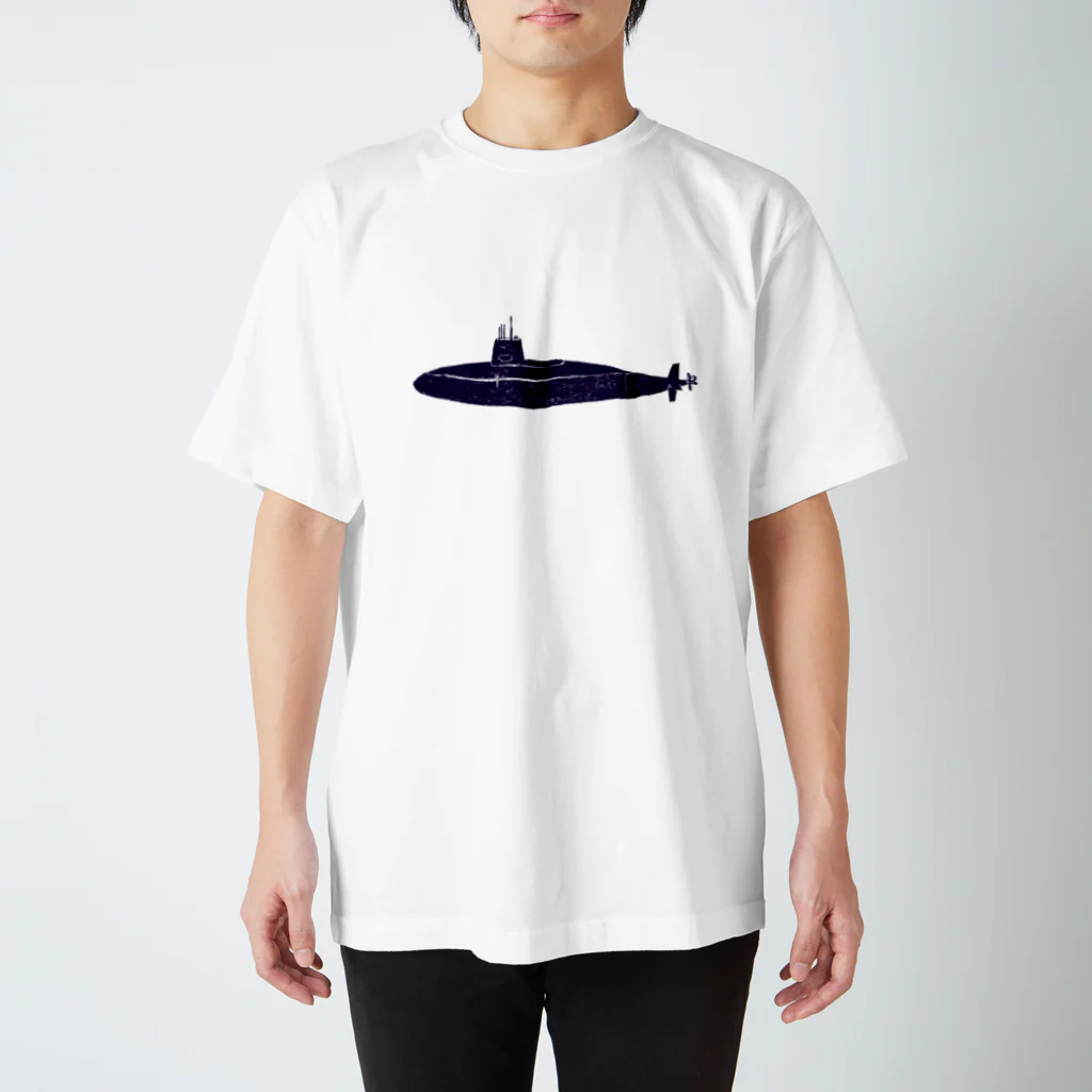 NIKORASU GOのマリンデザイン「潜水艦」 スタンダードTシャツ