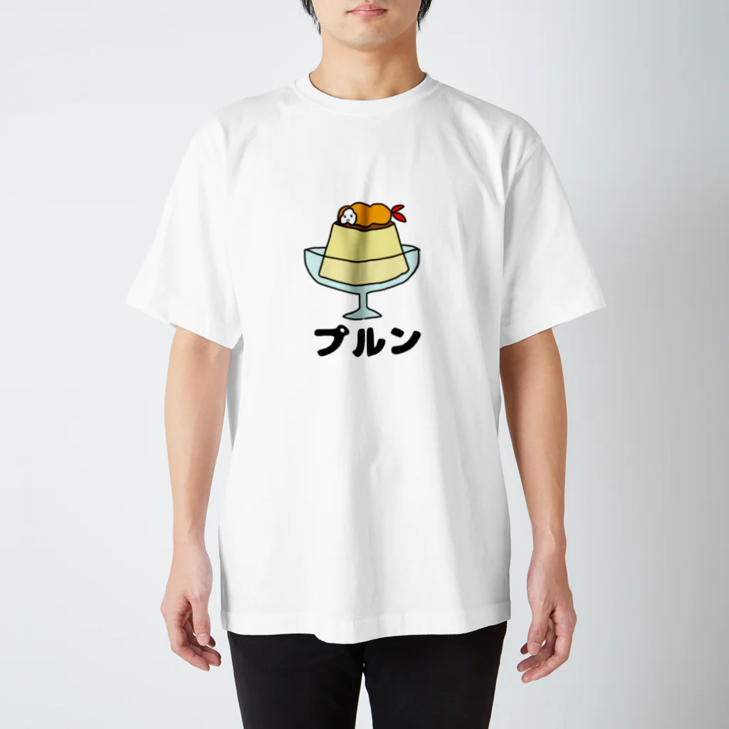 くろごまぱふぇのえびふらい(プリンの上) Regular Fit T-Shirt