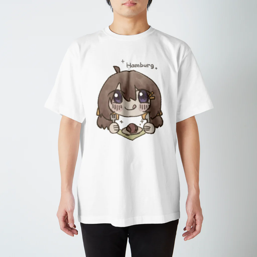 Rarauka Madnessのきょうはおいしいハンバーグ スタンダードTシャツ