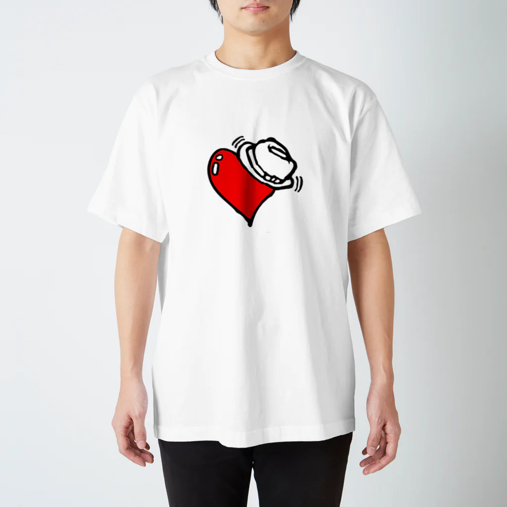 HAT DOGのHeart Hat スタンダードTシャツ