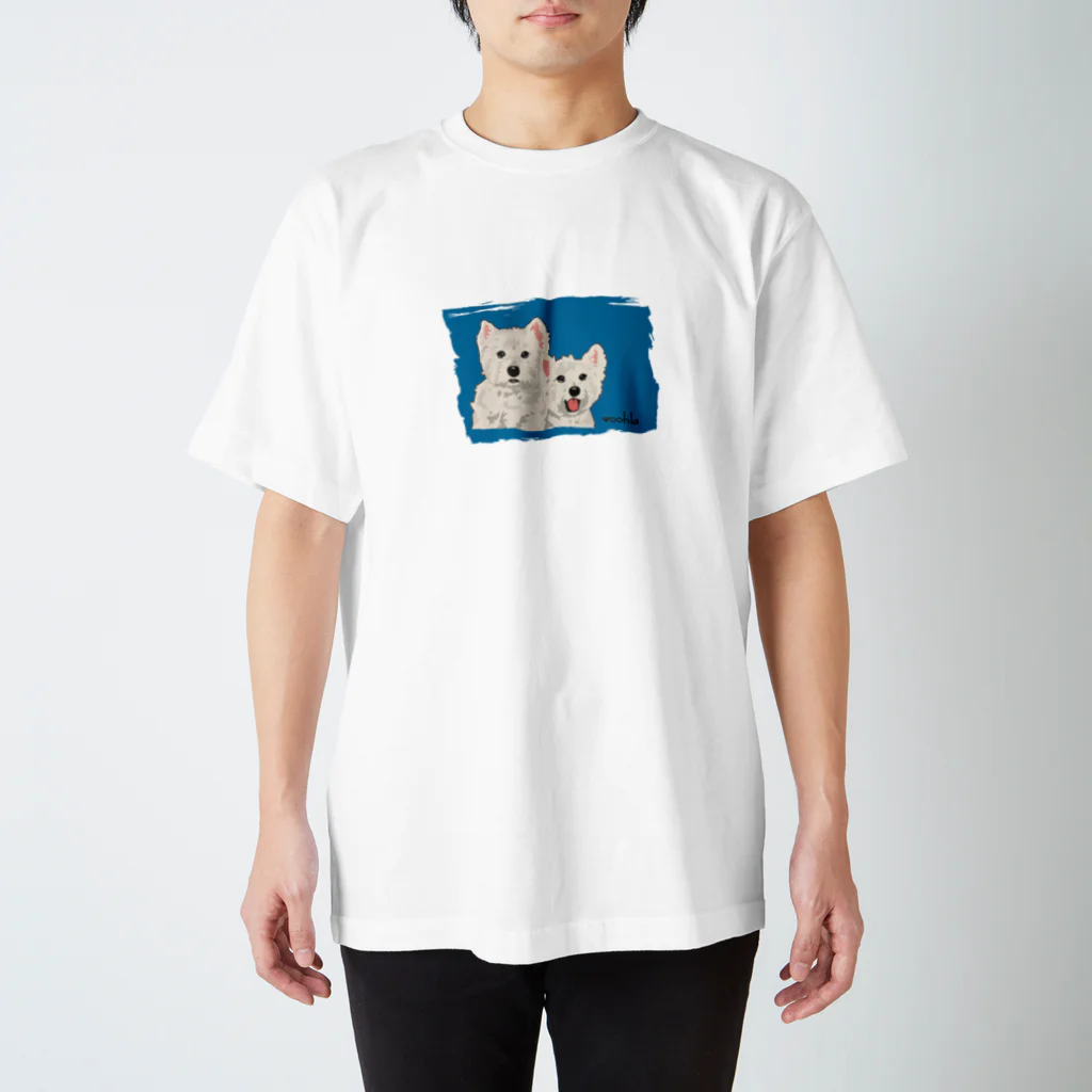 woohlaのウェスティの親子 スタンダードTシャツ