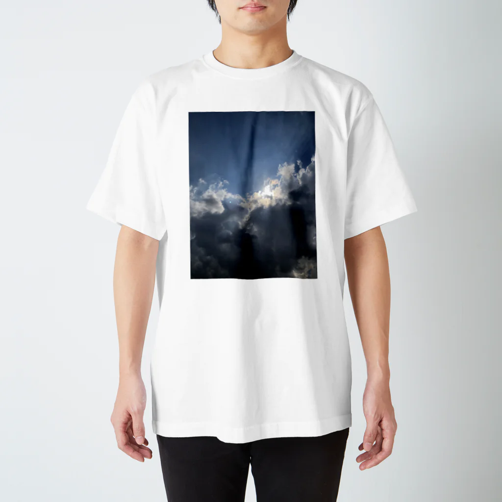 sumidagawaの夏空や厚い雲ばかりでござるよ スタンダードTシャツ