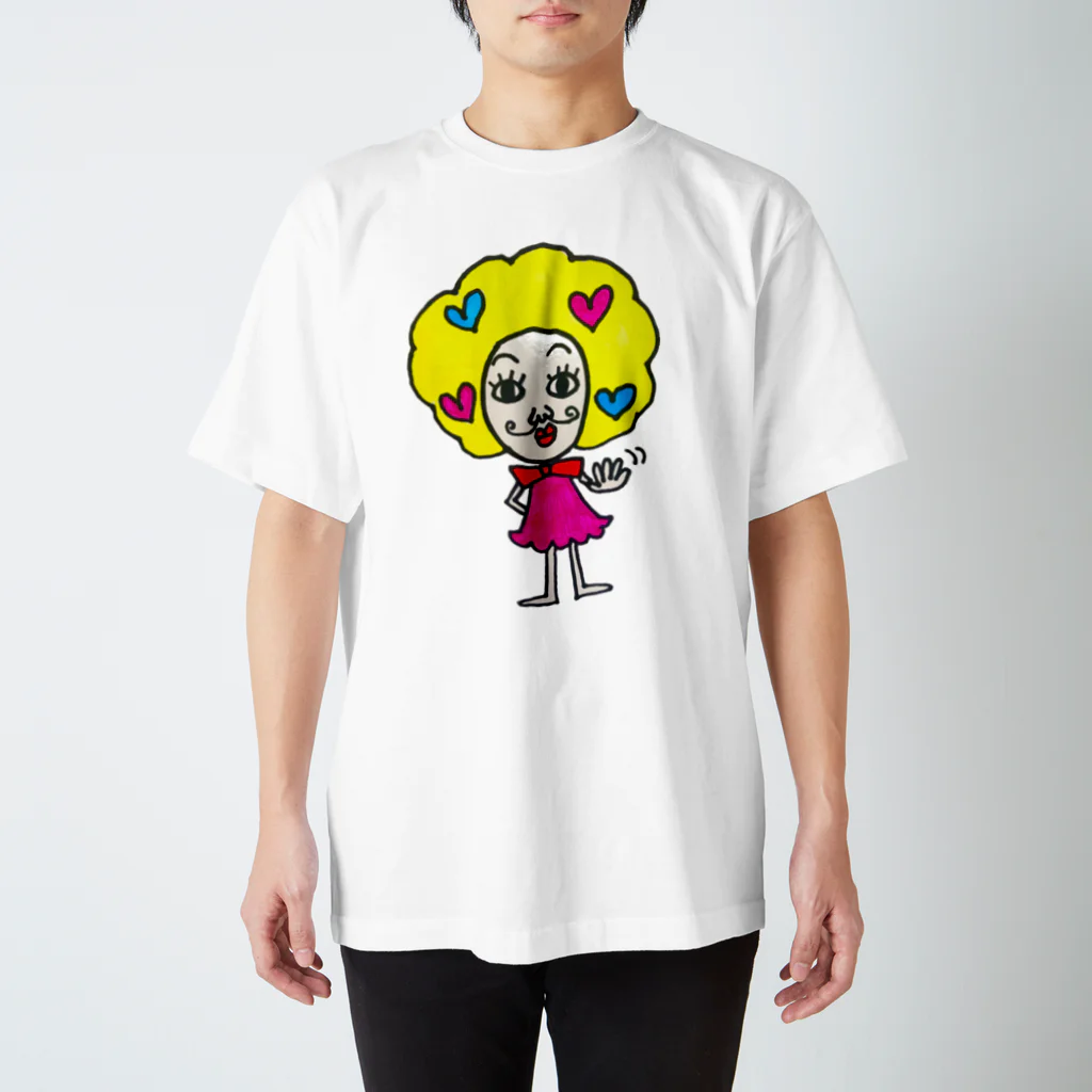 ラブショップのパーティー鼻毛ちゃん スタンダードTシャツ