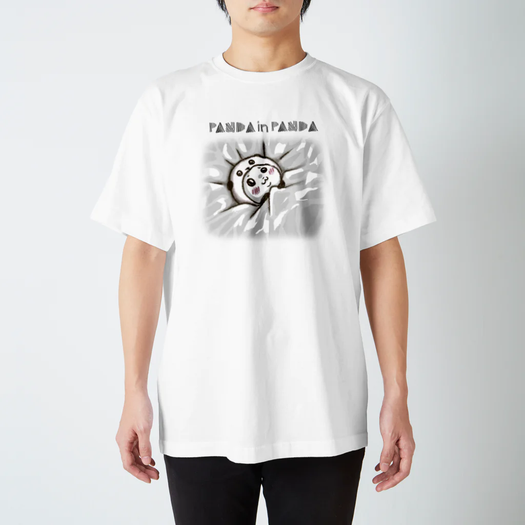 スパイシー千鶴のパンダinぱんだ(シーツ) Regular Fit T-Shirt