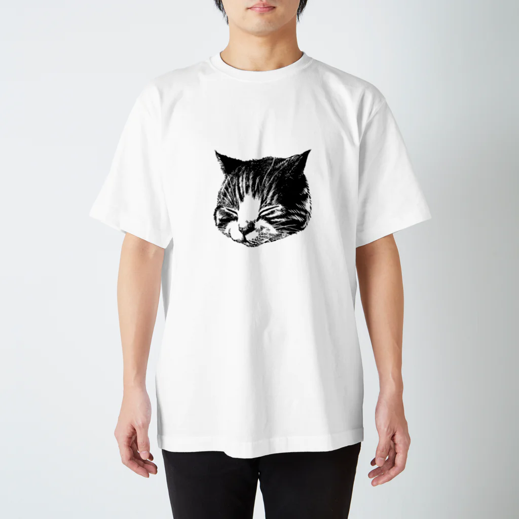 ねこはち🐾イラストレーターののんびり大福猫 Regular Fit T-Shirt