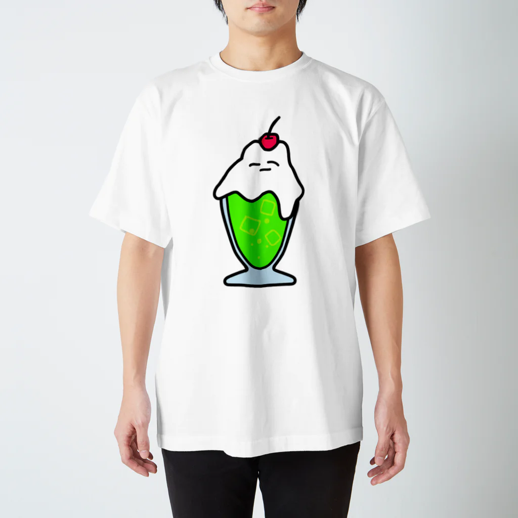 madodododoの溶けてるクリームソーダ Regular Fit T-Shirt
