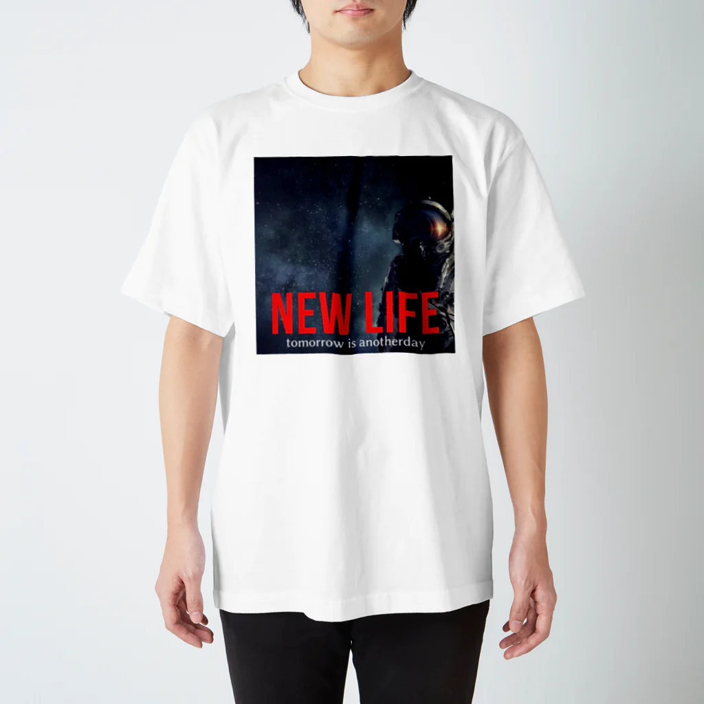 【 NEW LIFE 】online shopの宇宙 Regular Fit T-Shirt