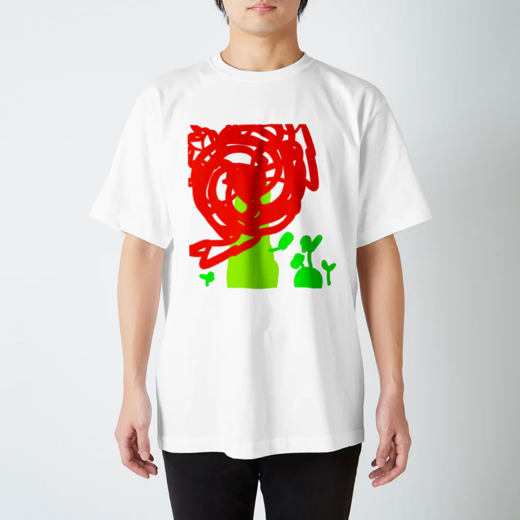 米豆商店／ヨネクラカオリのこどもの絵／しぜん Regular Fit T-Shirt