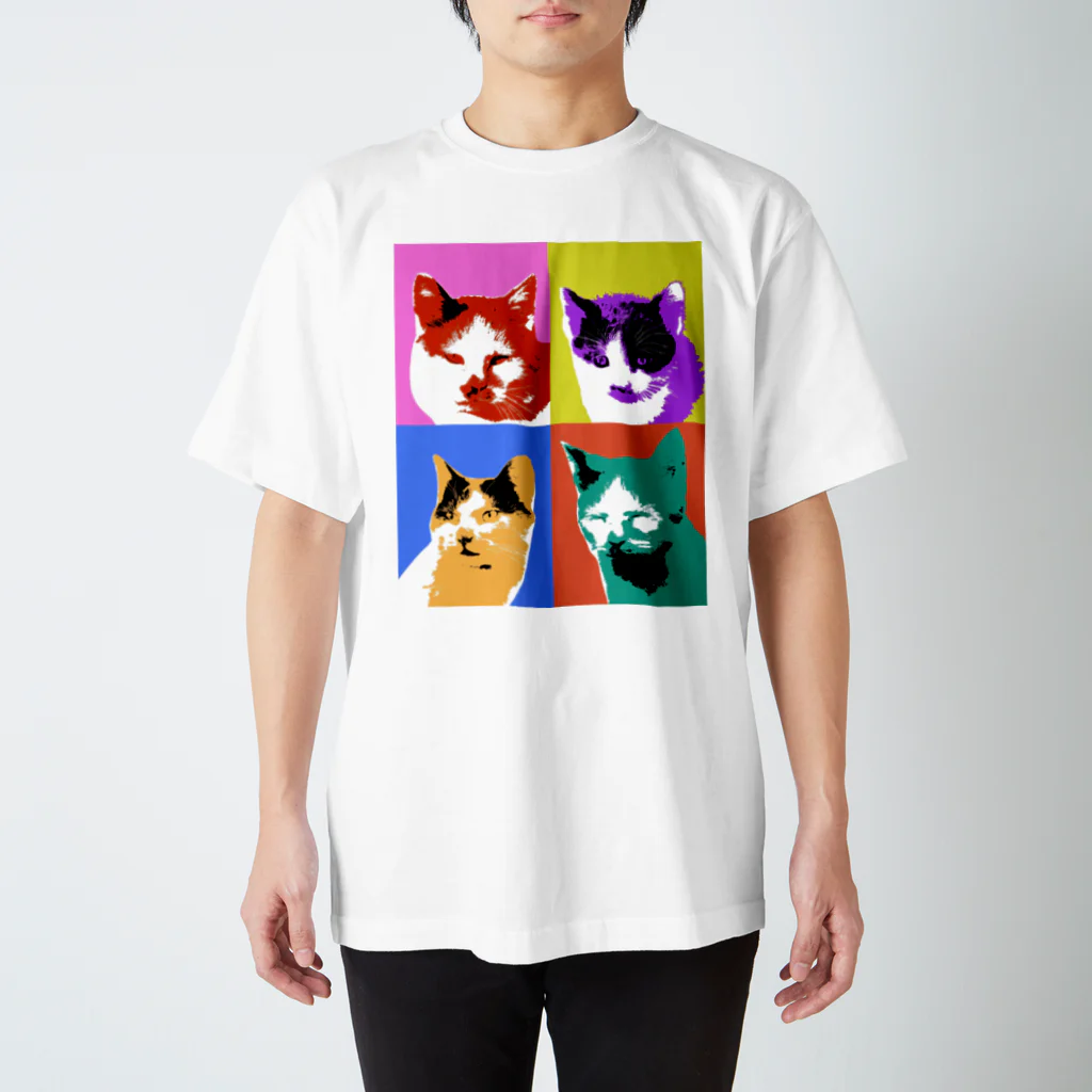 ともさんかくのお店のAndy’s cat Regular Fit T-Shirt