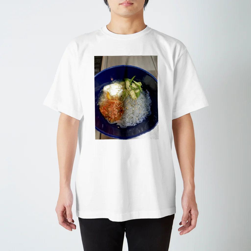 mnyoのしらたき冷麺Tシャツ スタンダードTシャツ