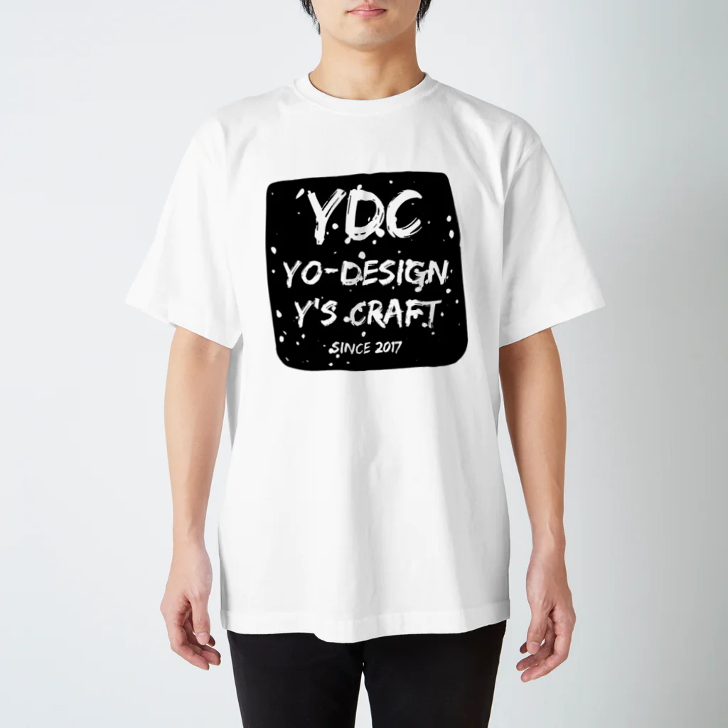 Y's CRAFTの(黒×白)YDC/yo-design/Y's craft トリプルネーム スタンダードTシャツ