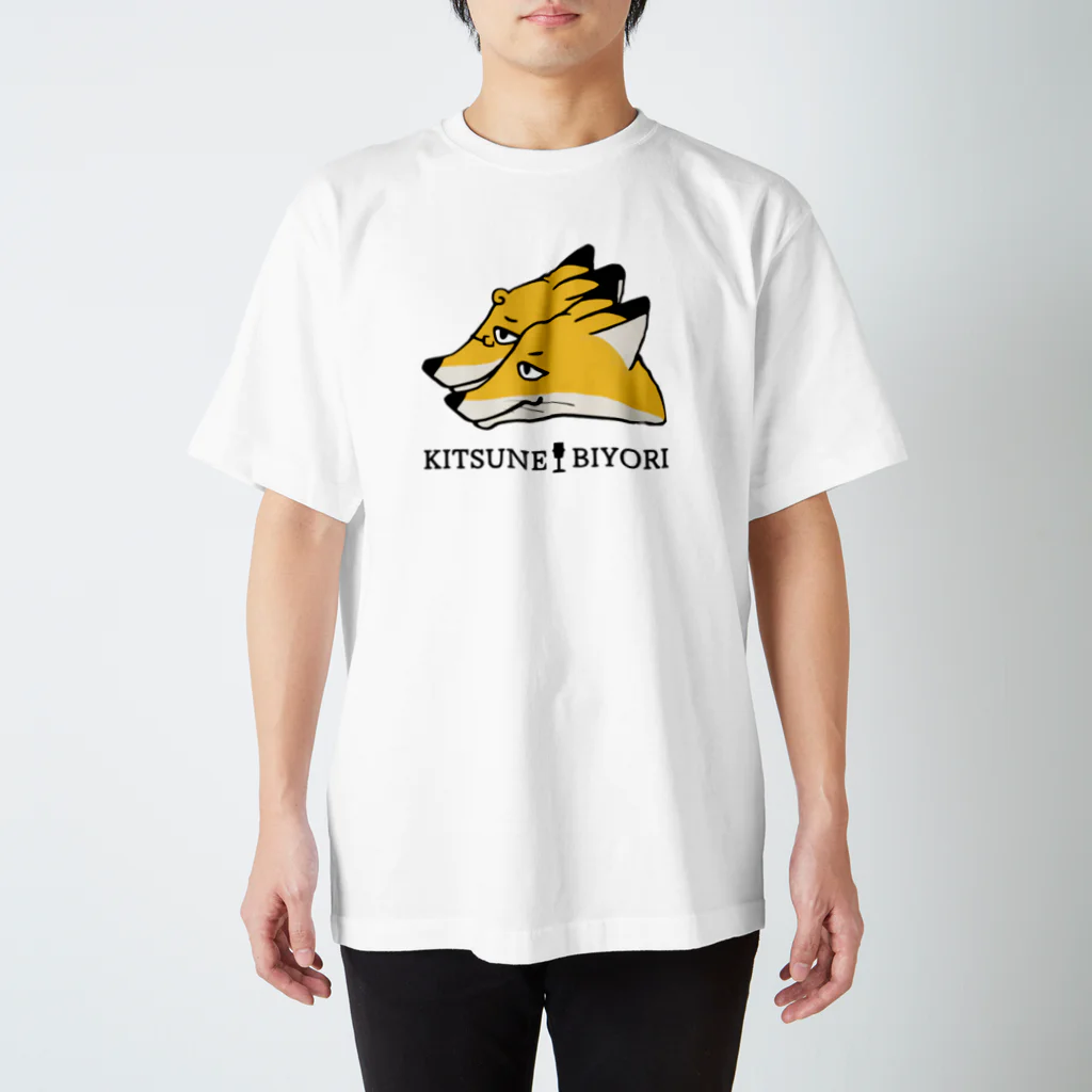 OINARI SHOPのリアル狐 Regular Fit T-Shirt