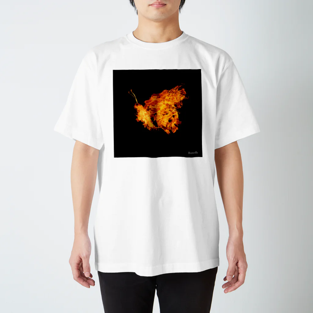 FUJIOKA FACTORYのfire_butterfly スタンダードTシャツ