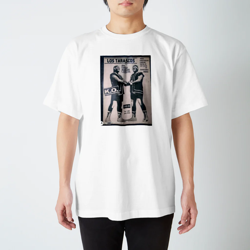 ハヤテ(おじい☆CHAN)のルチャK.O Regular Fit T-Shirt