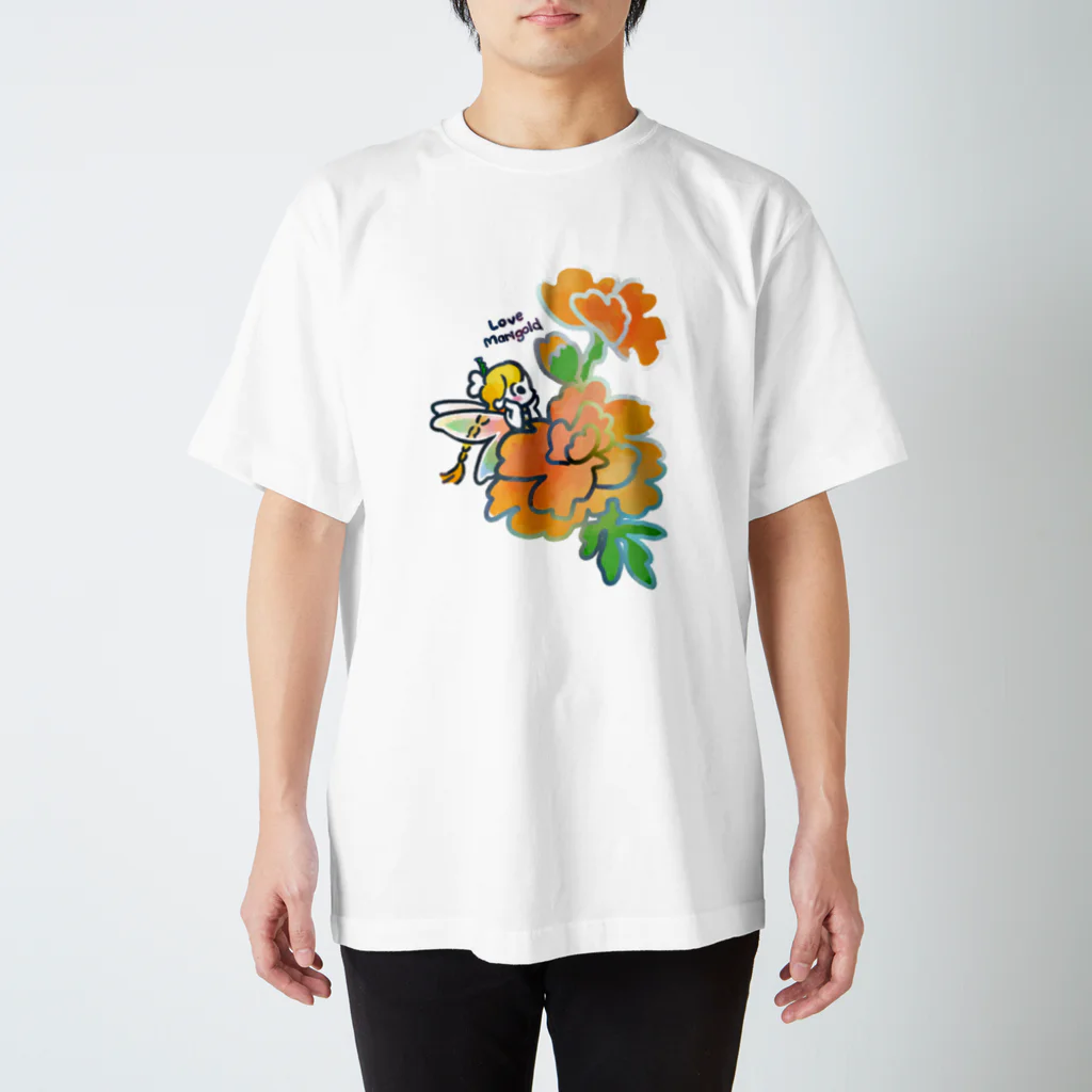 おはぎ屋の妖精とマリーゴールド Regular Fit T-Shirt