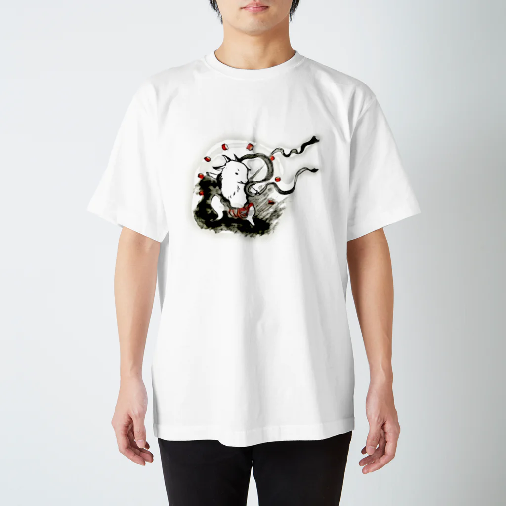 こまろくの雷神かるも Regular Fit T-Shirt