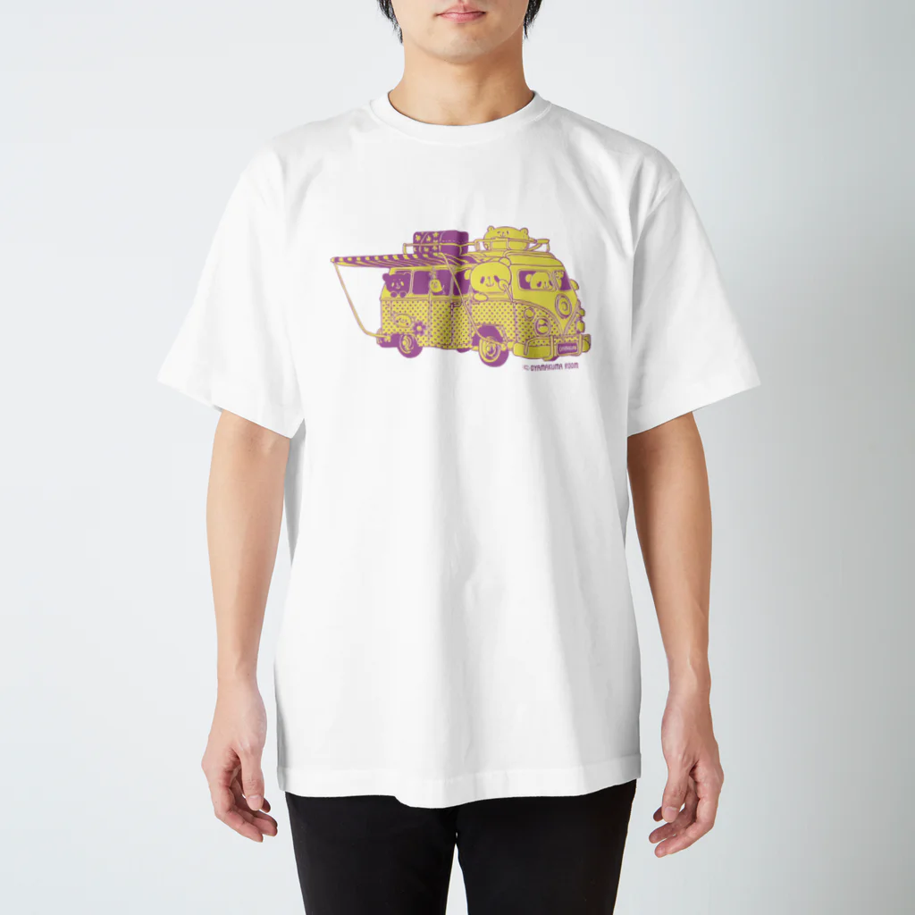 おやまくまオフィシャルWEBSHOP:SUZURI店のドライブおやまくま Regular Fit T-Shirt