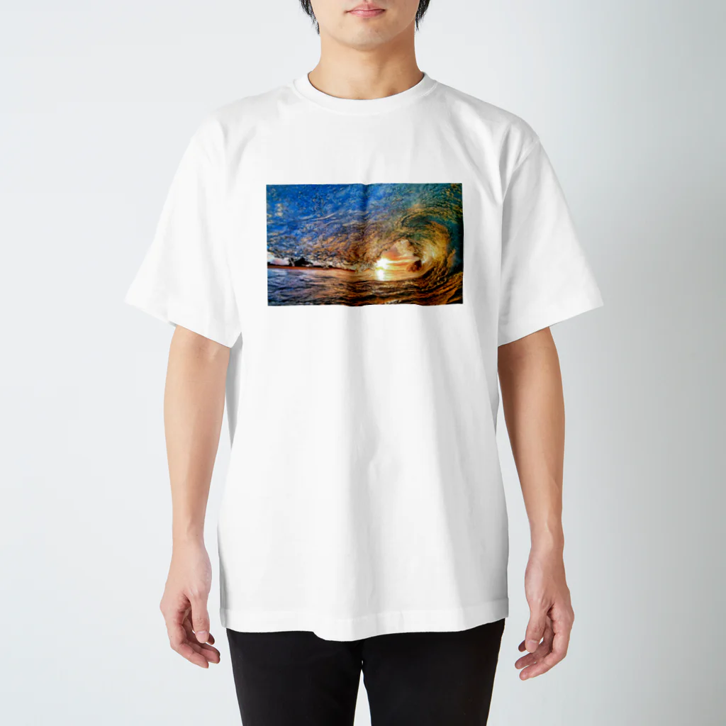 まんまるのどこの海？ スタンダードTシャツ