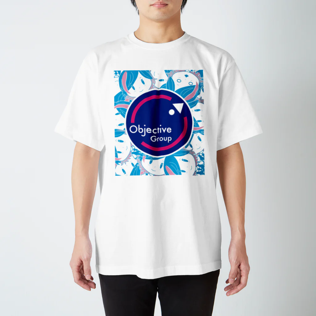 オブジェクティブグループ【公式】-しり森のオブちゃん大集合！ スタンダードTシャツ