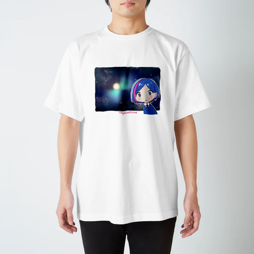 オブジェクティブグループ【公式】-しり森の宇宙オブちゃん Regular Fit T-Shirt