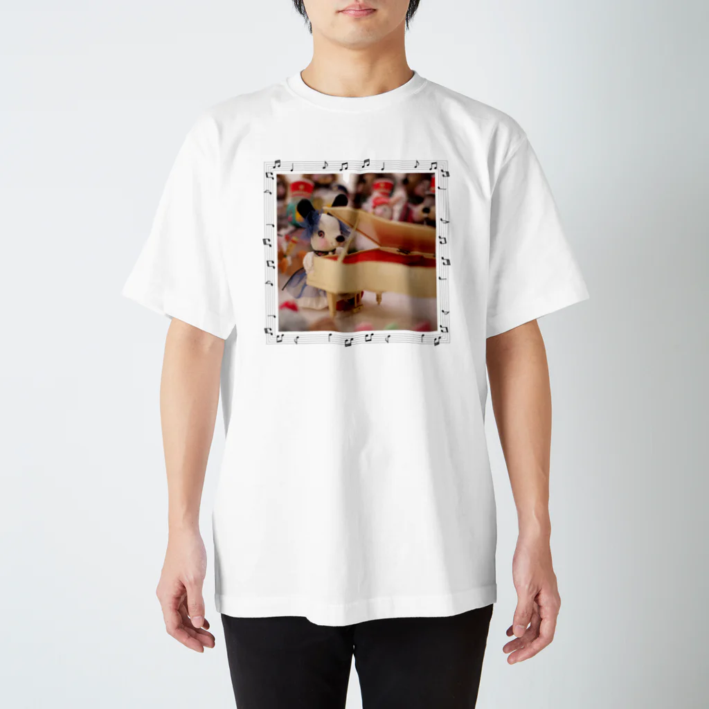 prickle◆printed◆shopのプリックル楽団【ピアノ】 Regular Fit T-Shirt