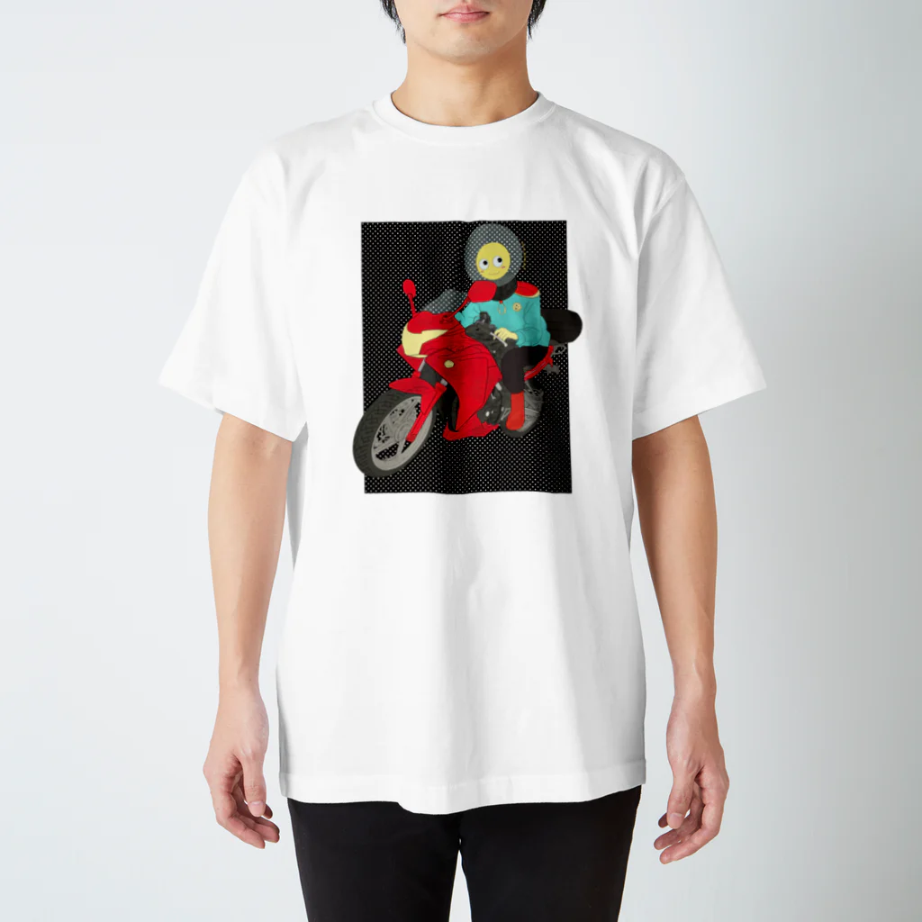 テキトウ屋のemoticon rider Regular Fit T-Shirt