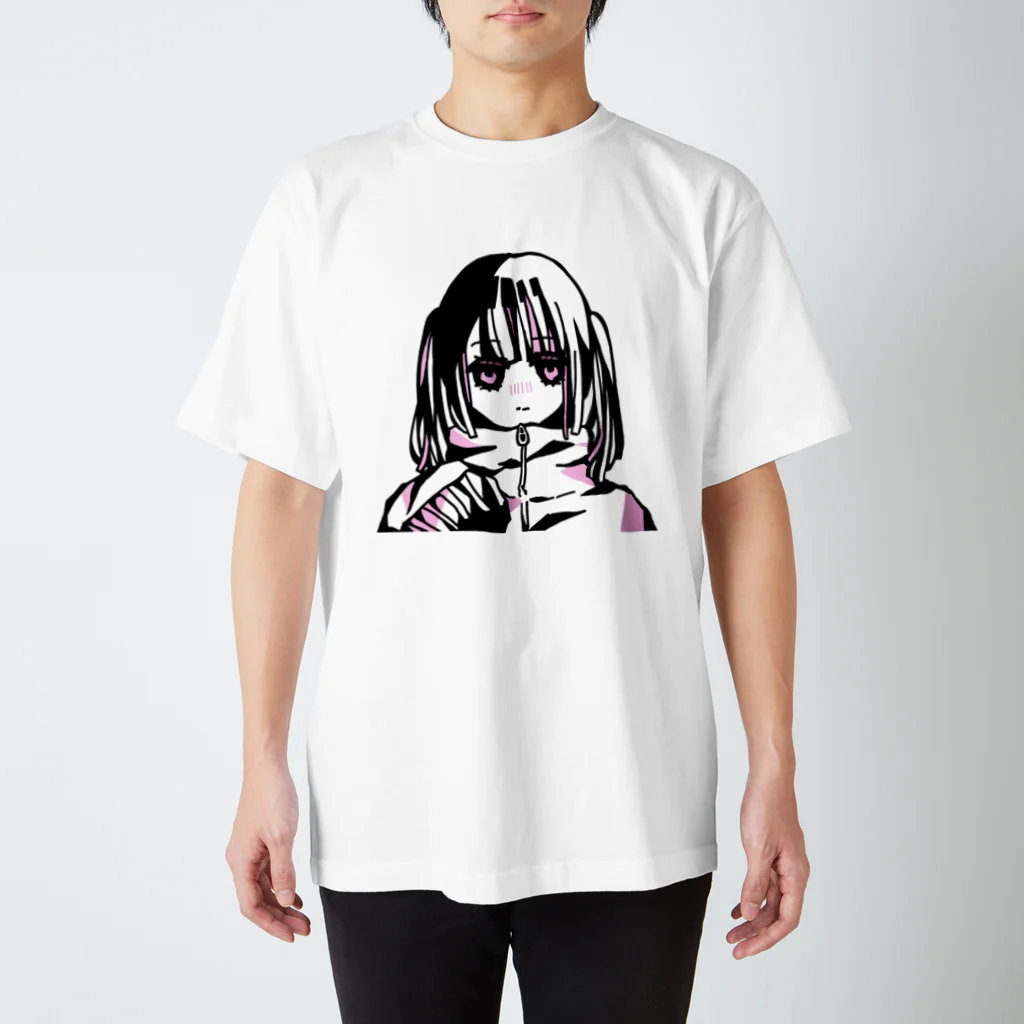 ちぃくまる。のへらへらついんてちゃん スタンダードTシャツ