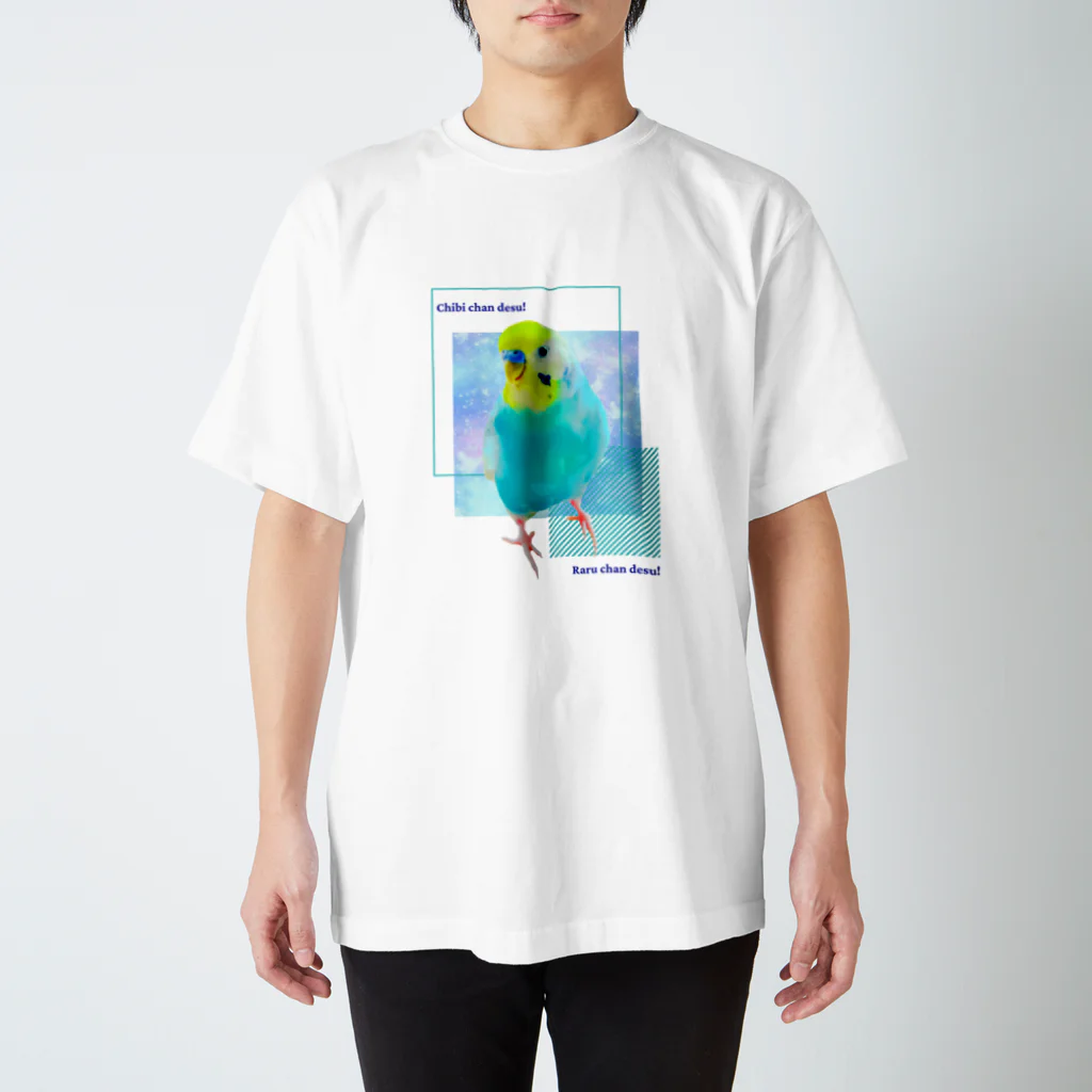 むーむー小屋のちびちゃんです！セリフ付きパステルカラー背景 Regular Fit T-Shirt