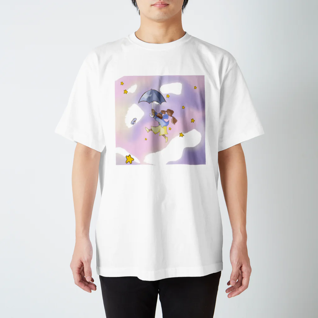 Laitの傘と女の子 スタンダードTシャツ