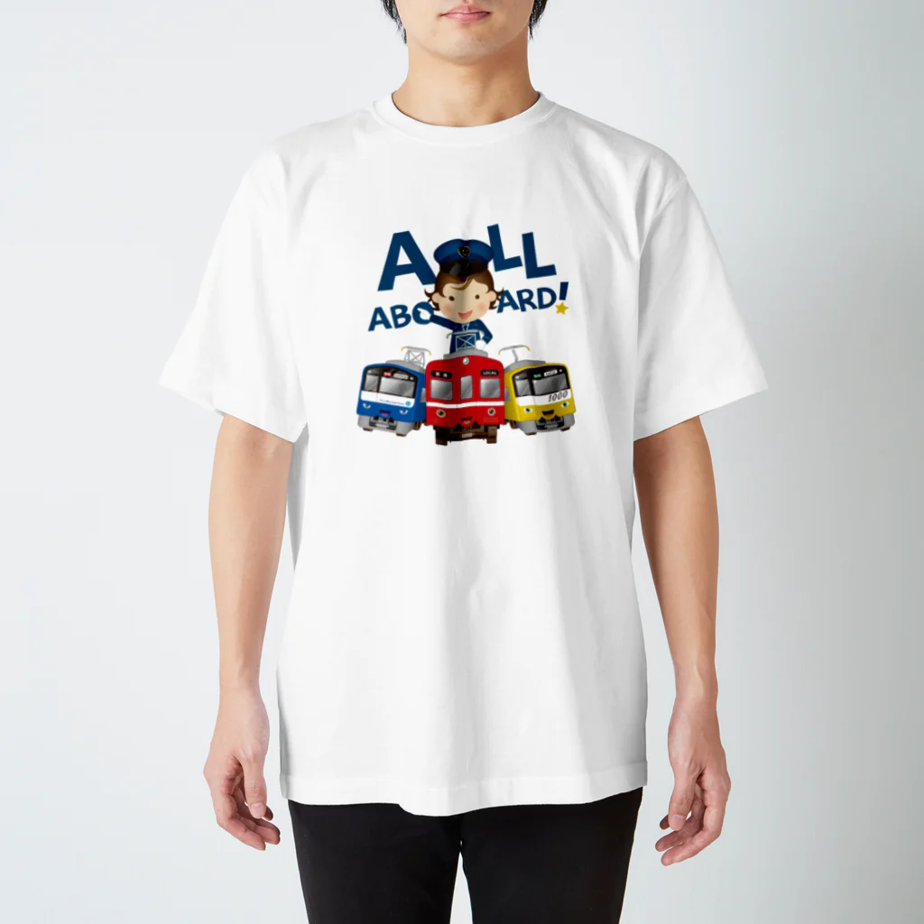 Train Kids! SOUVENIR SHOPの出発進行( All aboard ) ! Regular Fit T-Shirt