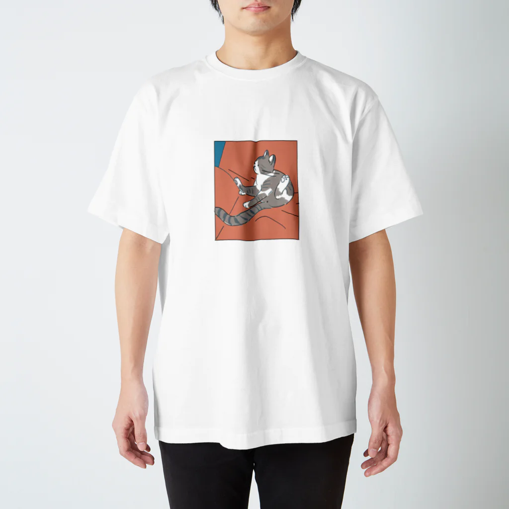 おおいぬ工房のねこ Regular Fit T-Shirt