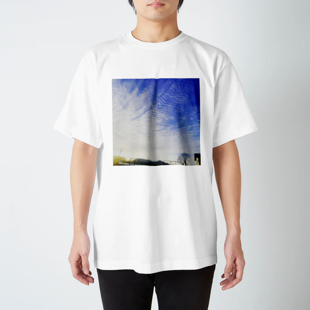 TuBOMiのうろこ雲3 スタンダードTシャツ