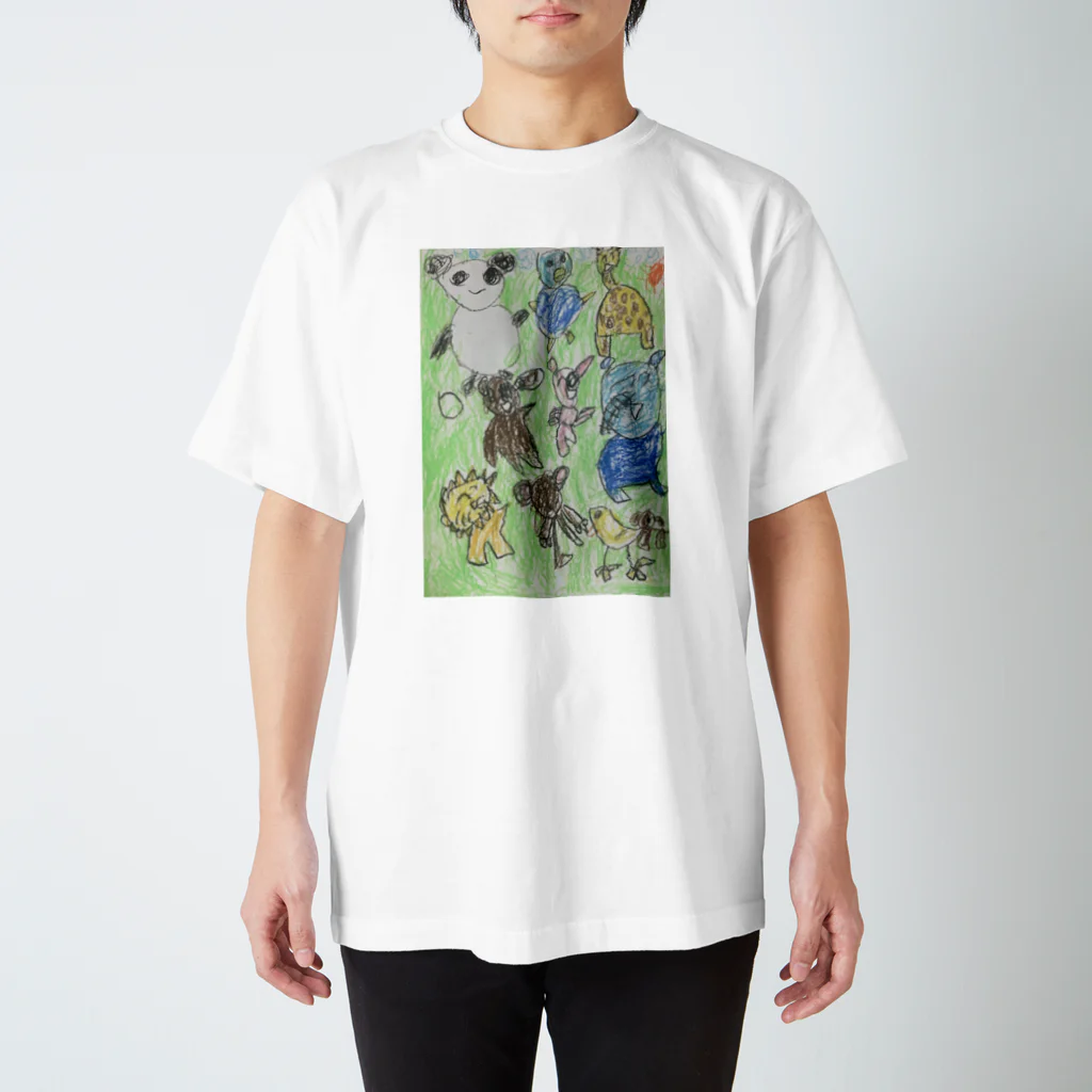 かじの小学生の描く動物園 Regular Fit T-Shirt