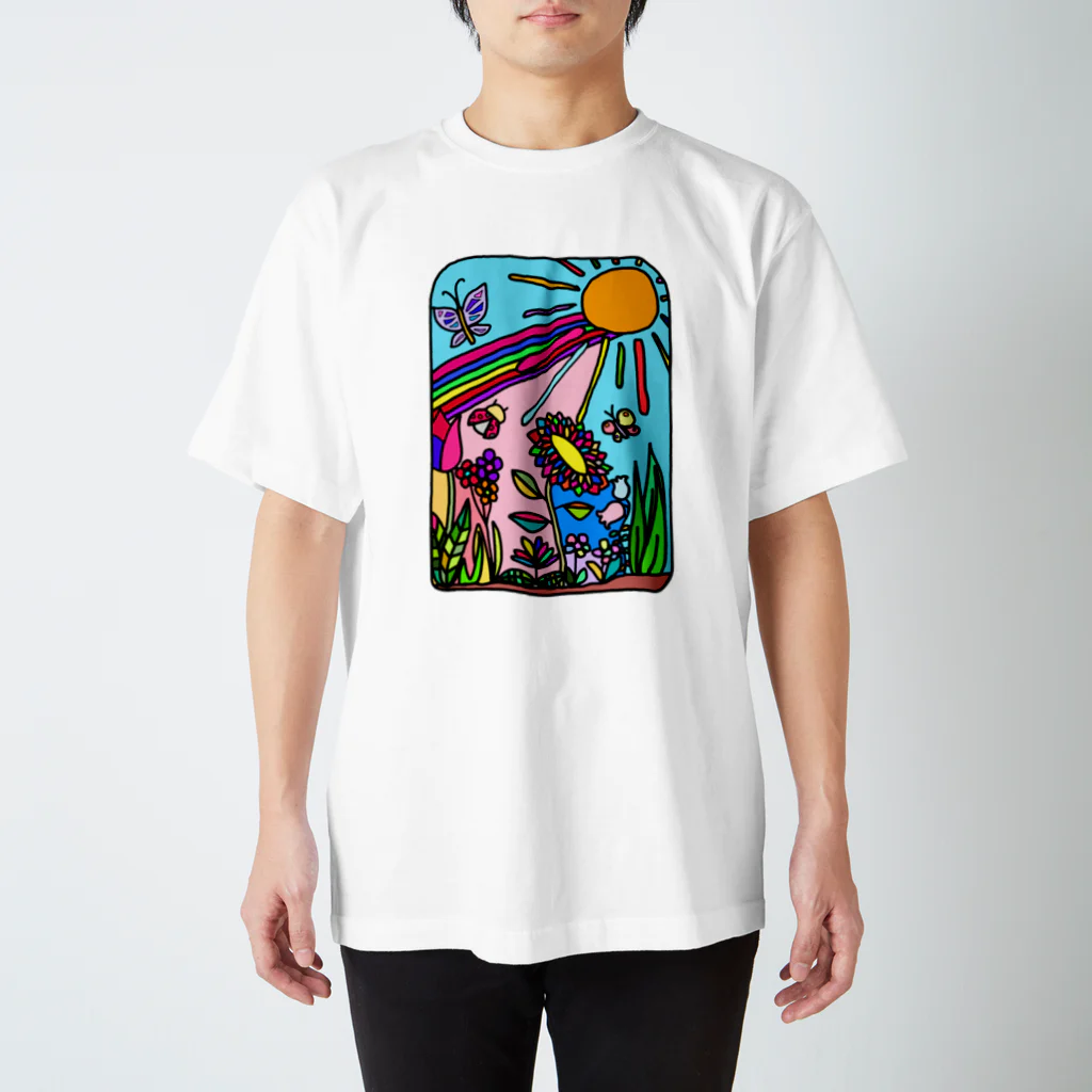 空風屋のお花畑 Regular Fit T-Shirt