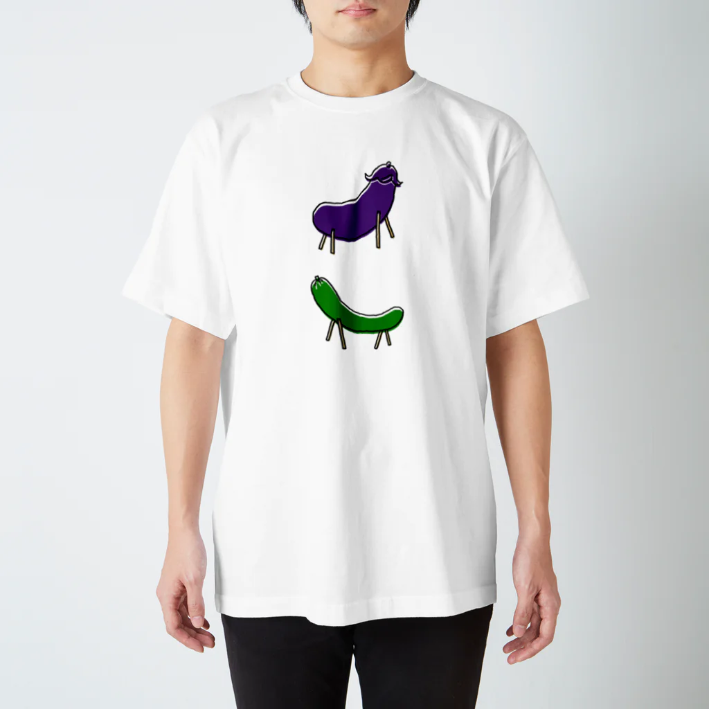 DOTEKKOのナスとキュウリ Regular Fit T-Shirt