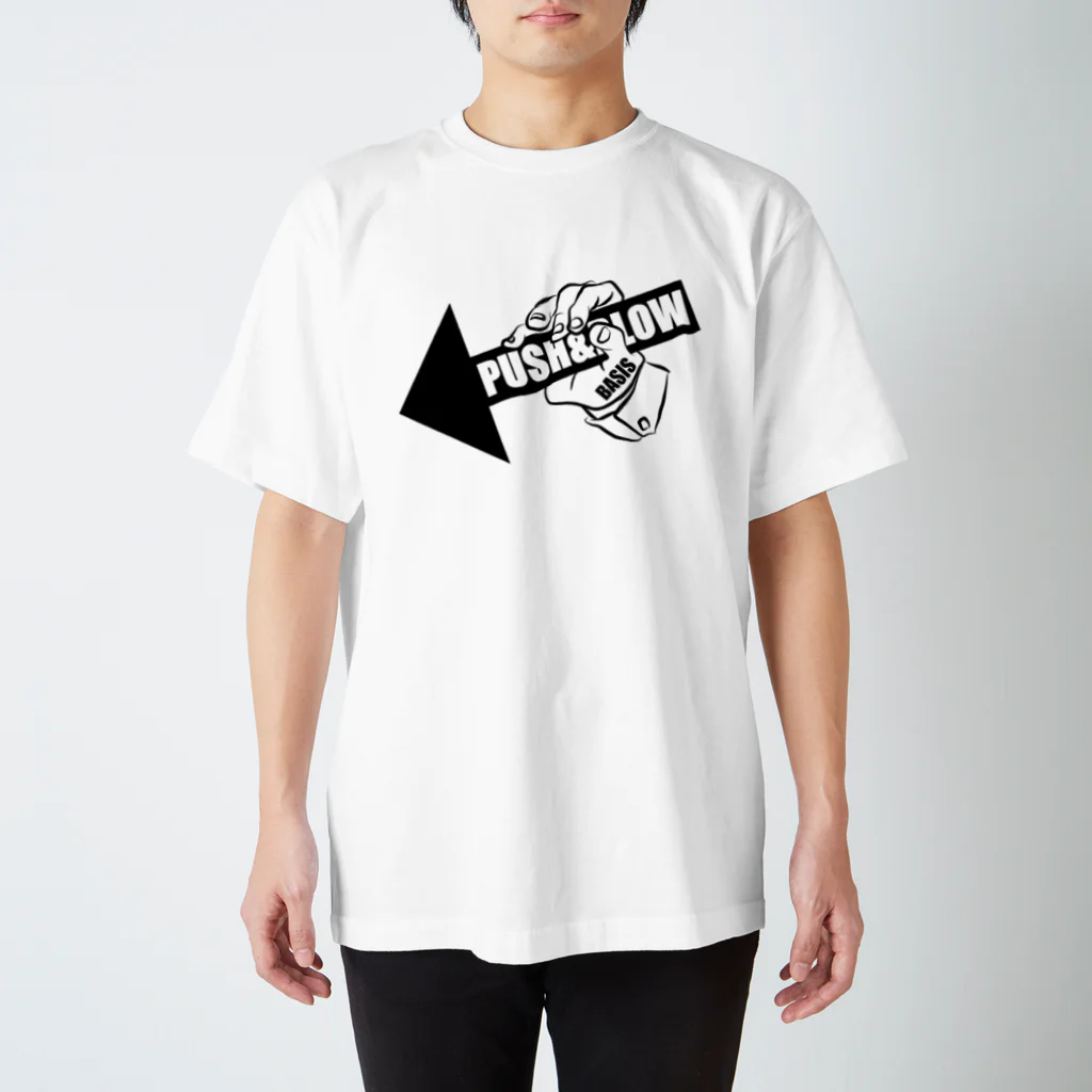 mosmos storeのPUSH & BLOW スタンダードTシャツ